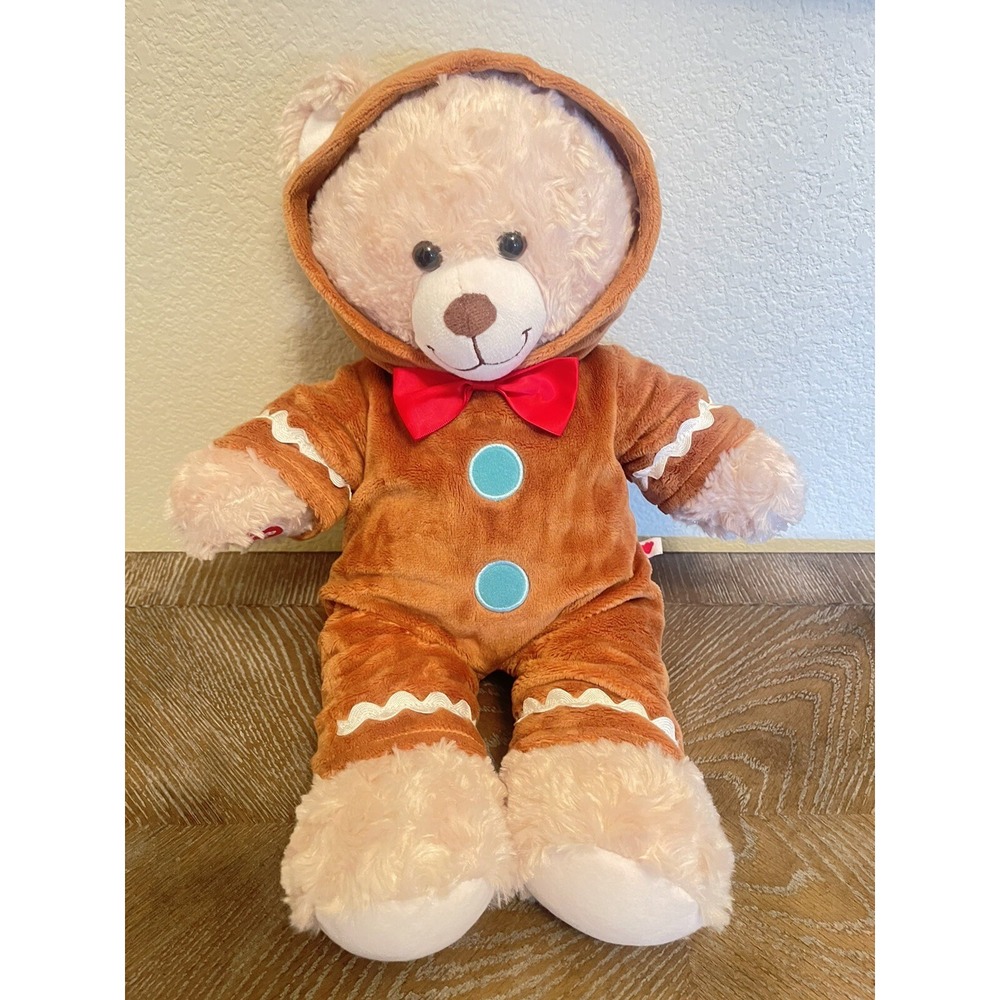 Build A Bear BAB Gingerbread Cookie Costume Bear Christmas Holiday Outfit Rare